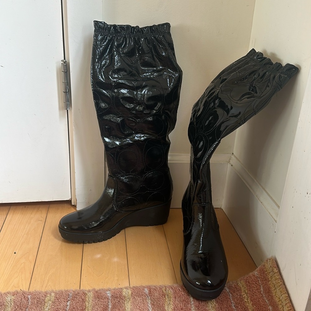 Coach Black Boots